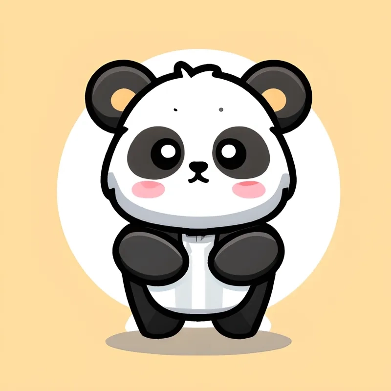 Tự tay tạo nên cute chibi panda drawing siêu xinh