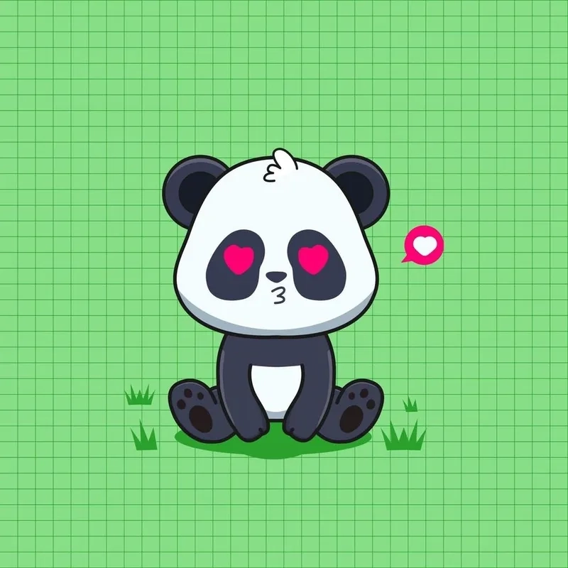 Bộ sưu tập chibi panda cute khiến tim bạn tan chảy