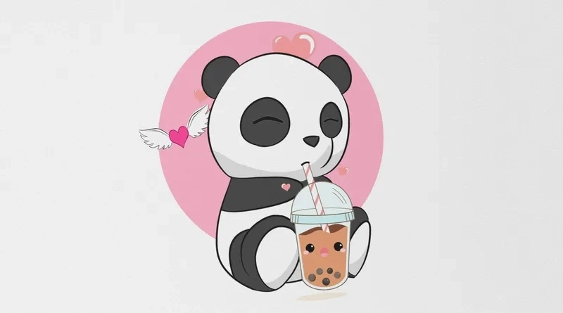 Tuyệt phẩm chibi kawaii cute panda drawing ai cũng mê