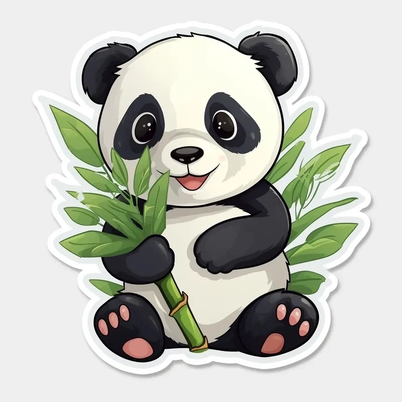 Fan đừng bỏ qua loạt panda chibi cute siêu đáng yêu