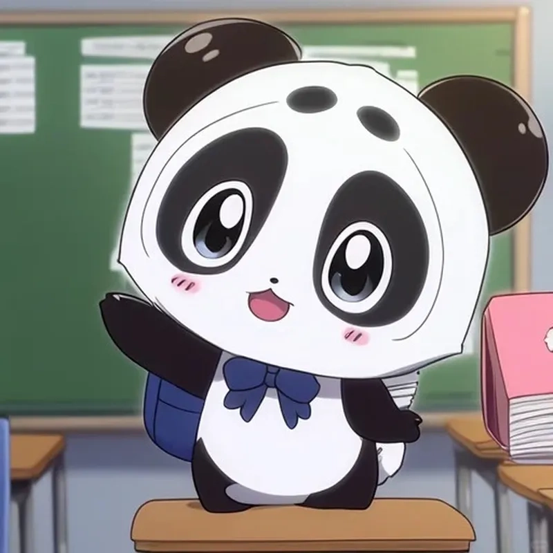 Tải ngay avatar ảnh gấu trúc cute chibi siêu đáng yêu