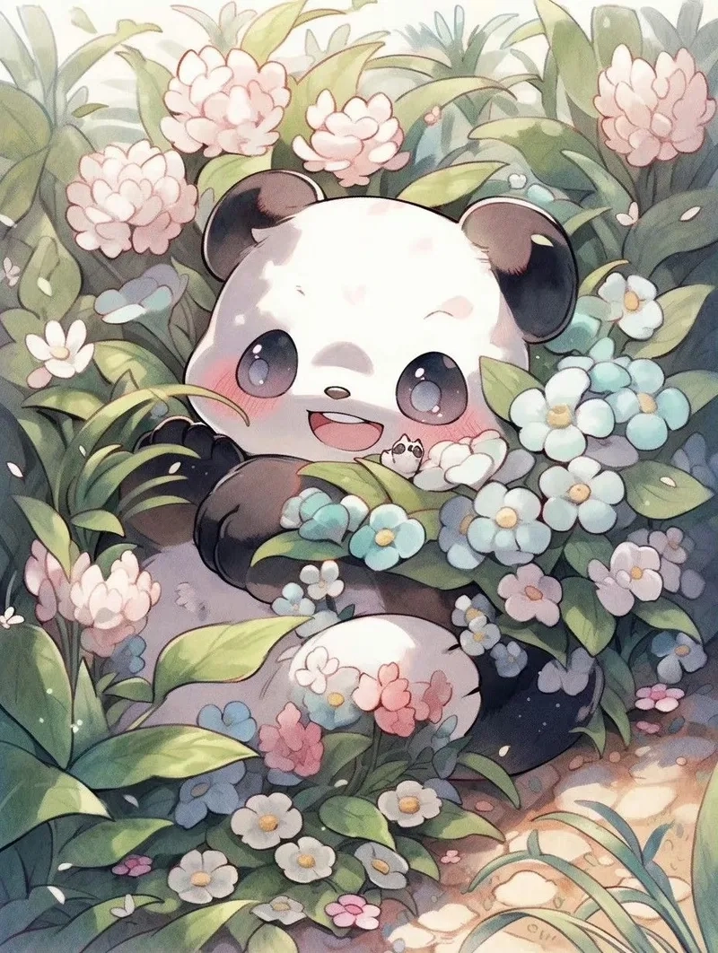 Thế giới chibi gấu trúc cute khiến trái tim tan chảy