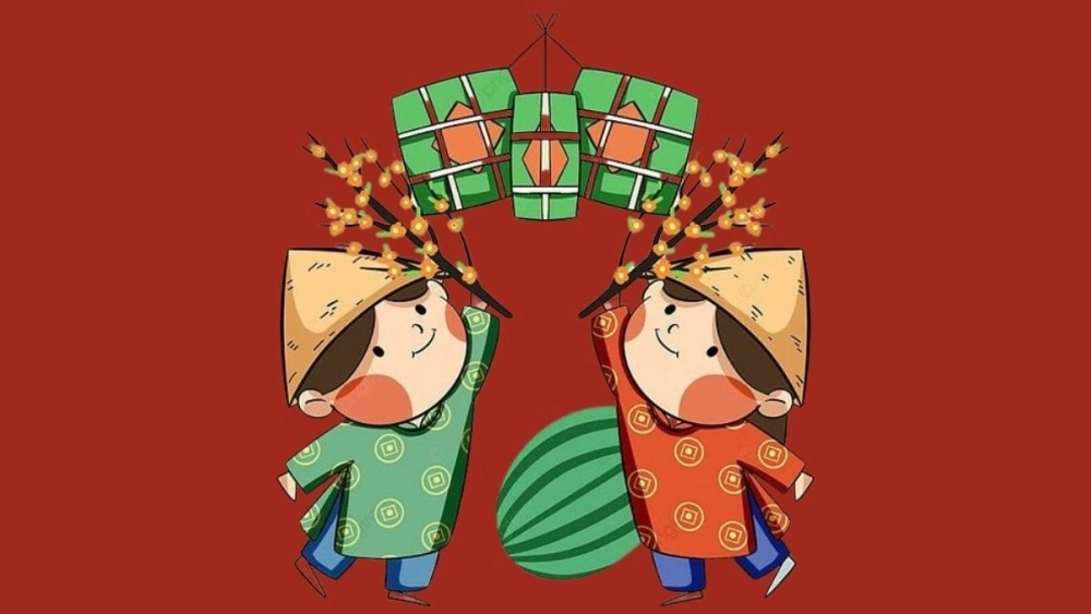 Tết thiếu nhi thêm xinh tươi với bộ chibi tết cho bé