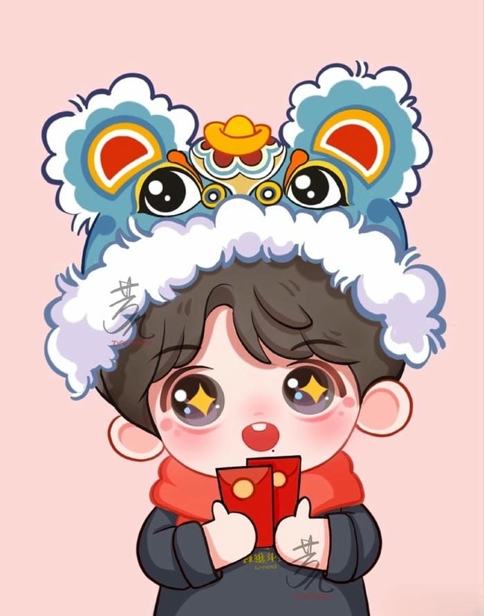 Bộ sưu tập ảnh chibi tết đầy màu sắc đậm chất Việt