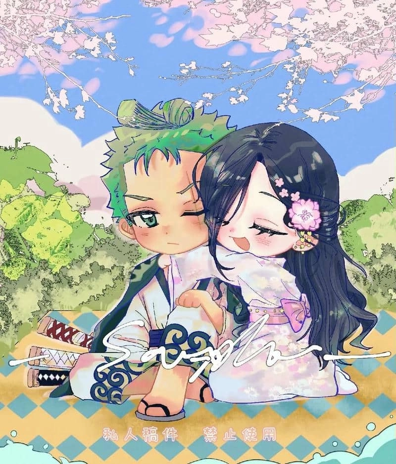 Bộ zoro chibi sticker siêu dễ thương để chat thêm vui