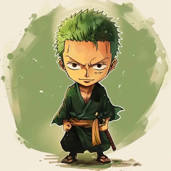 Bộ hình zoro chibi đẹp chất lượng cao dành cho bạn
