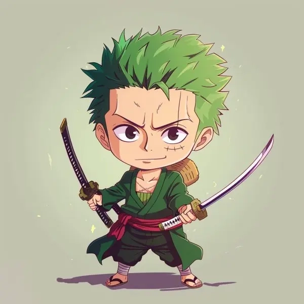 Ngắm zoro chibi chất lừ khiến ai cũng phải mê mẩn