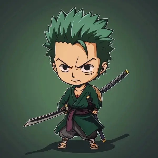Hình cute zoro chibi khiến dân mạng “rụng tim” vì đáng yêu
