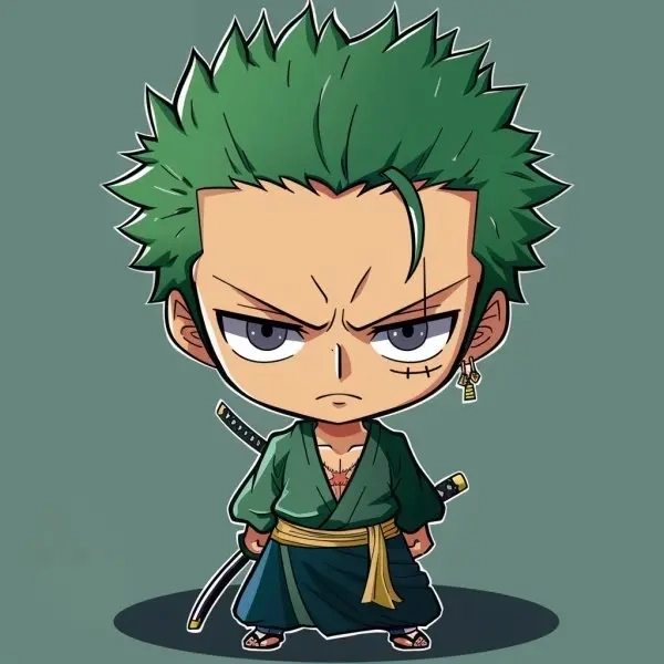 Khám phá cách vẽ zoro chibi cực dễ dành cho người mới