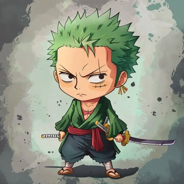 Không thể rời mắt với chibi zoro cute siêu dễ thương