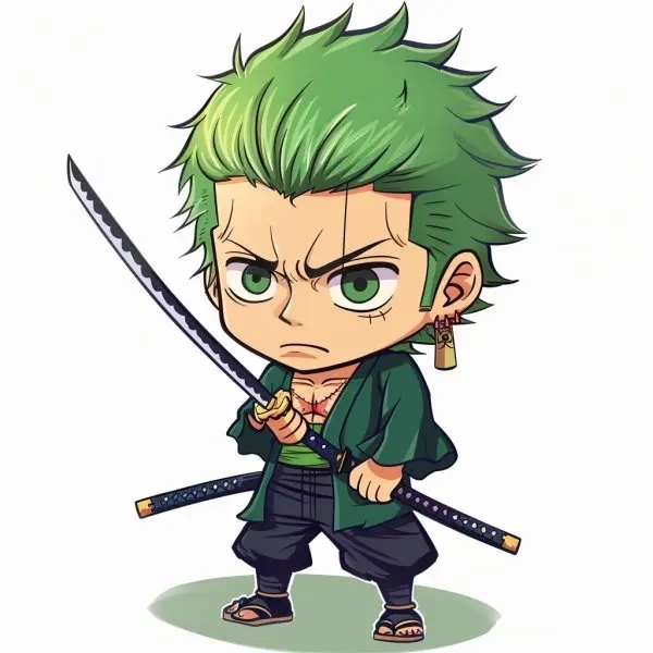 Hình zoro x sanji chibi siêu dễ thương dành cho các shipper