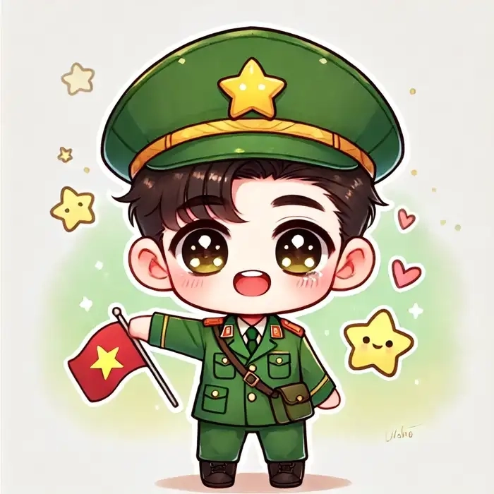 Tuyển chọn hình bộ đội hải quân chibi đẹp mắt cho bộ sưu tập