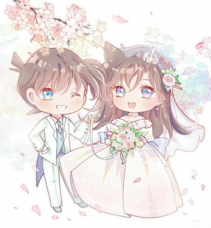 Ý tưởng độc đáo từ chú cô dâu chú rể phiên bản chibi sinh động