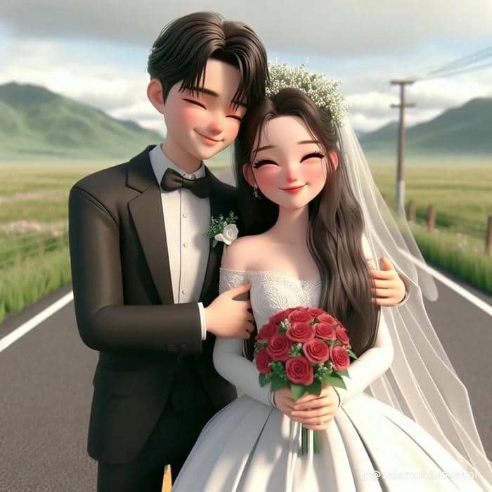 Hướng dẫn cách vẽ cô dâu chú rể chibi từ cơ bản đến nâng cao