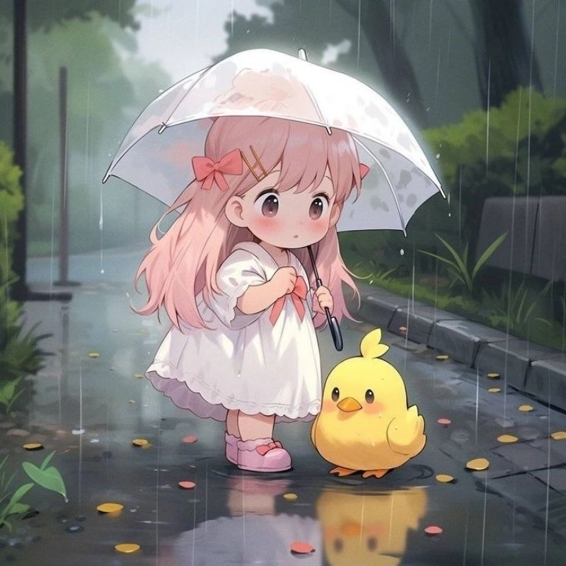 Tải ngay ảnh con gái chibi siêu xinh tặng bạn bè