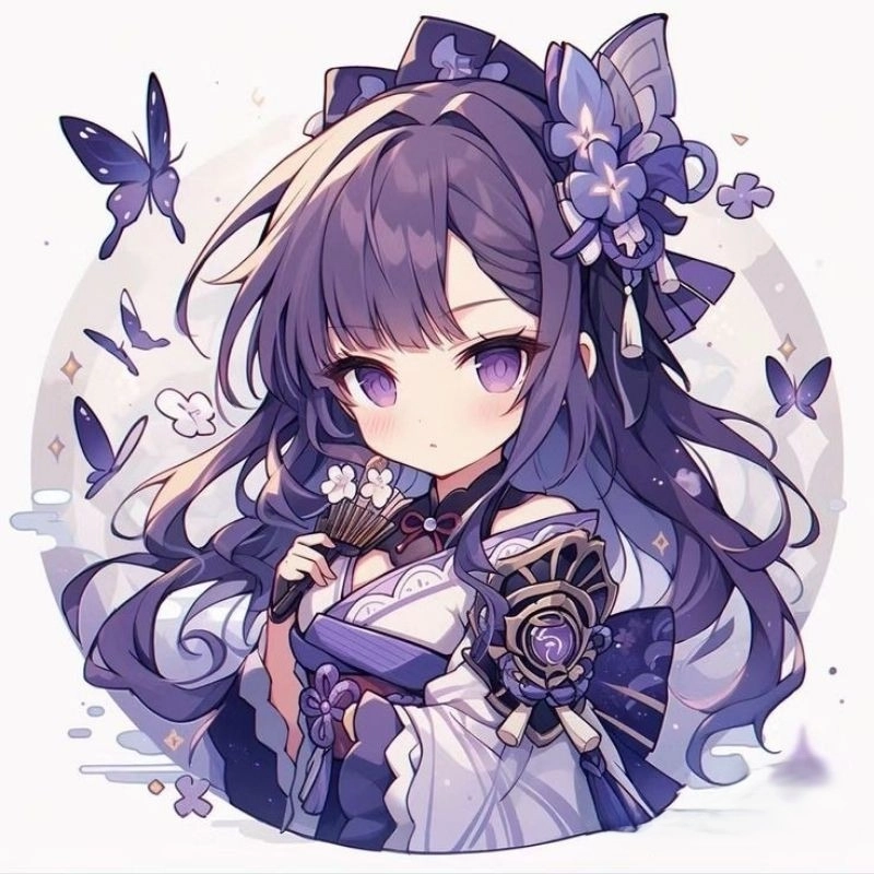 Bộ sticker cô gái chibi đáng yêu dùng cho tin nhắn
