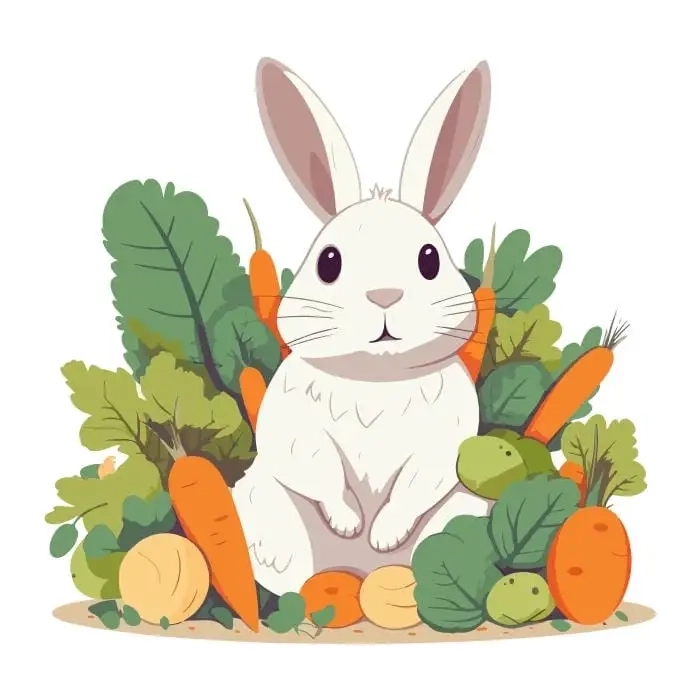 Hình con thỏ chibi cute đáng yêu khiến bạn muốn lưu ngay