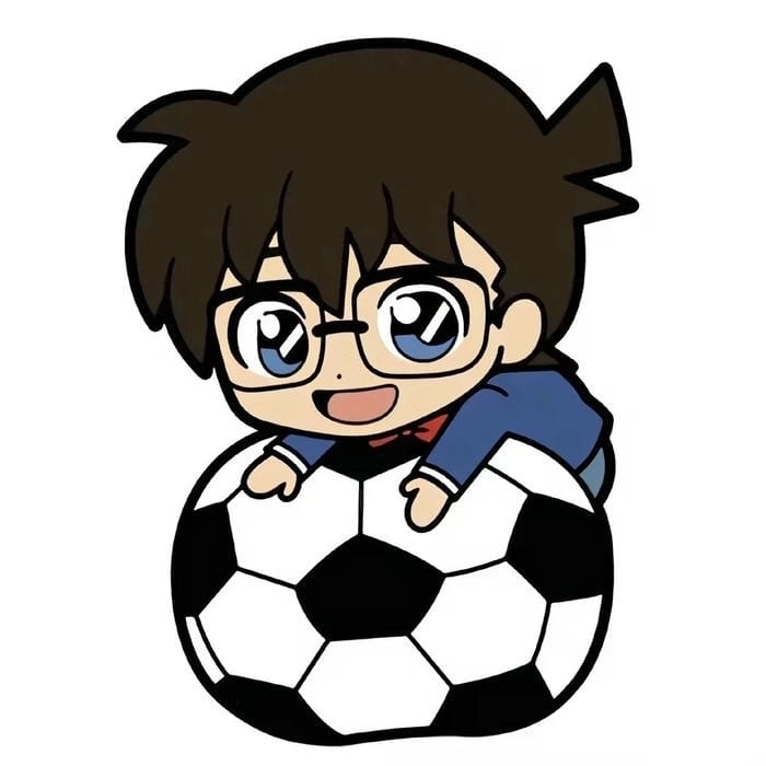 Ảnh conan chibi đẹp lung linh thích hợp làm hình nền