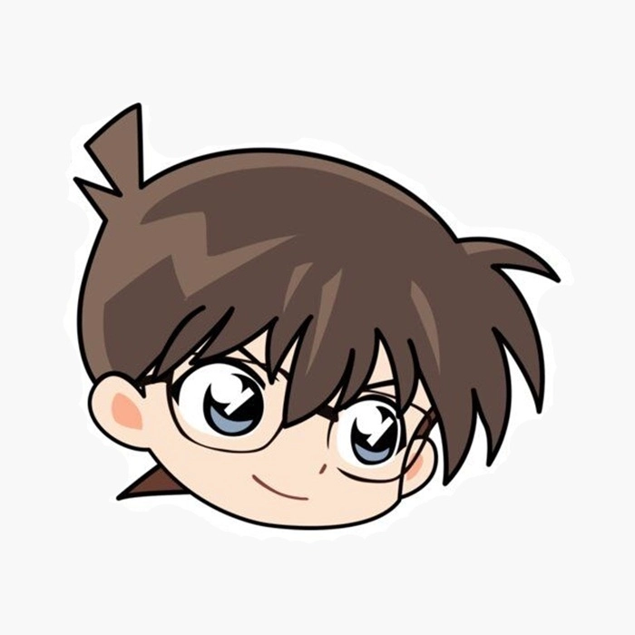 Hình chibi conan đẹp từng khung hình thích hợp in poster