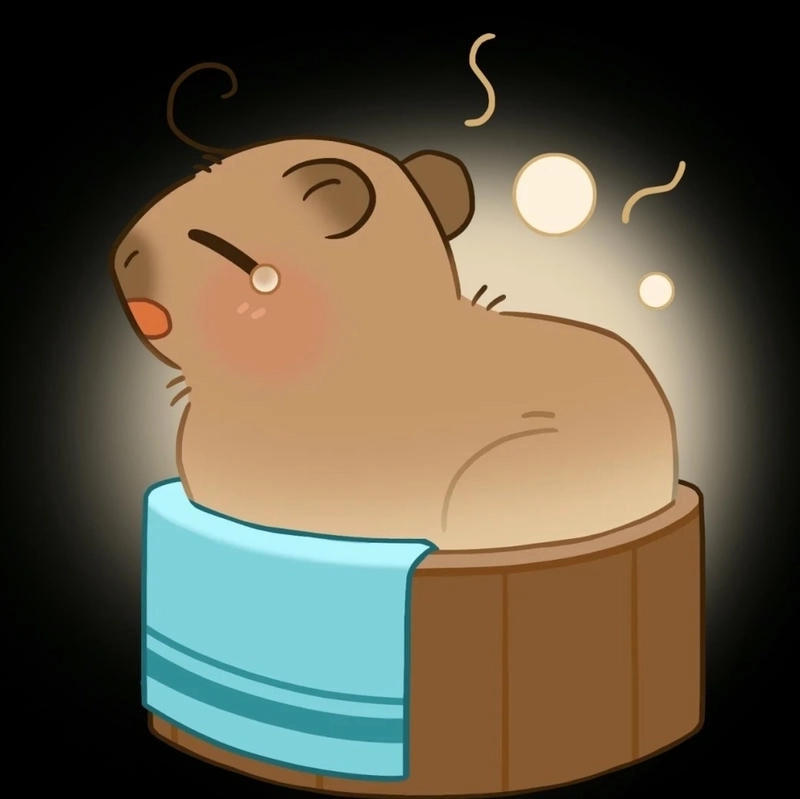 Trang trí máy với ảnh nền điện thoại avatar capybara chibi cute siêu yêu