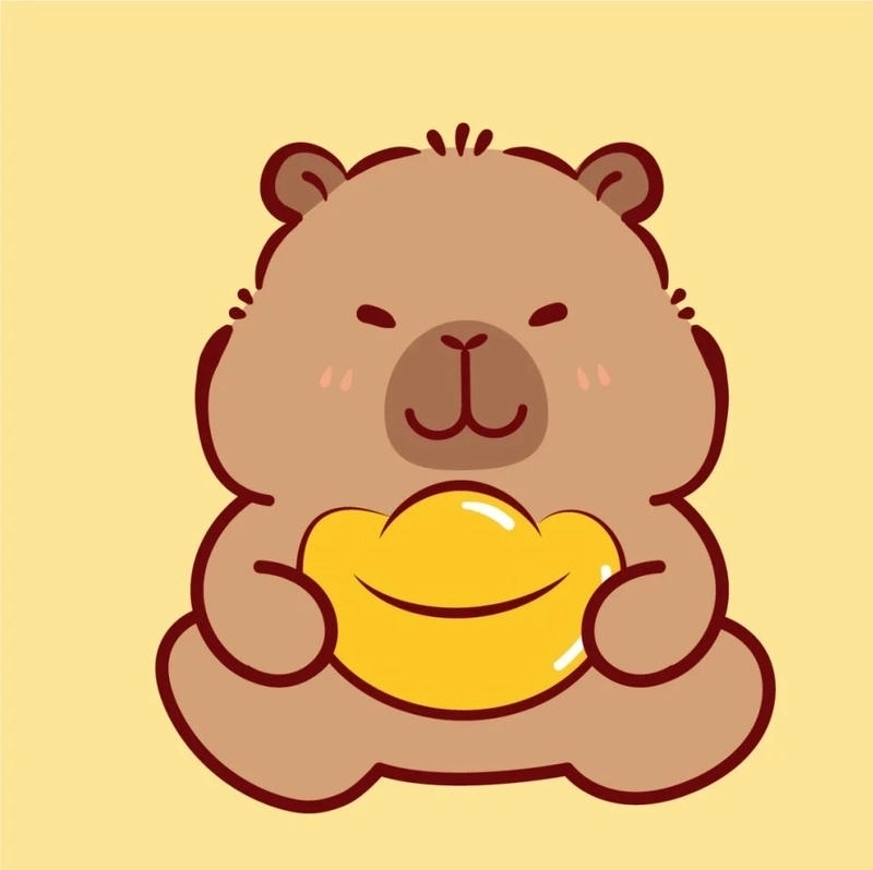 Sưu tầm ngay avatar ảnh capybara chibi cute độc đáo