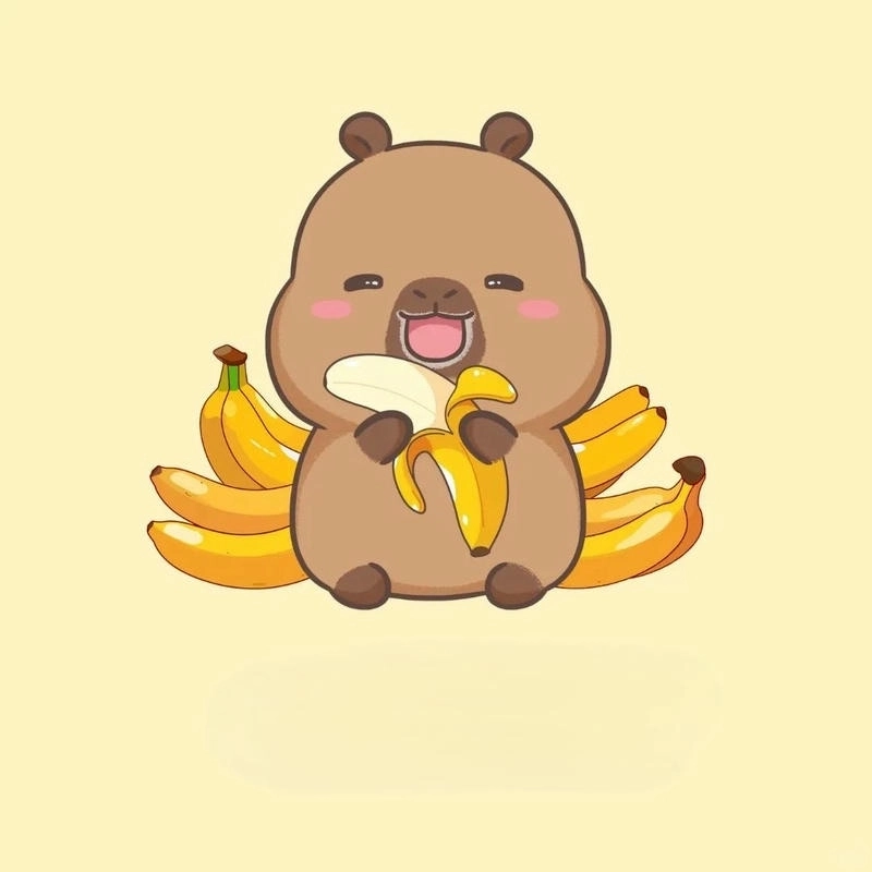 Chọn ngay avatar avatar capybara chibi cute cho hồ sơ của bạn