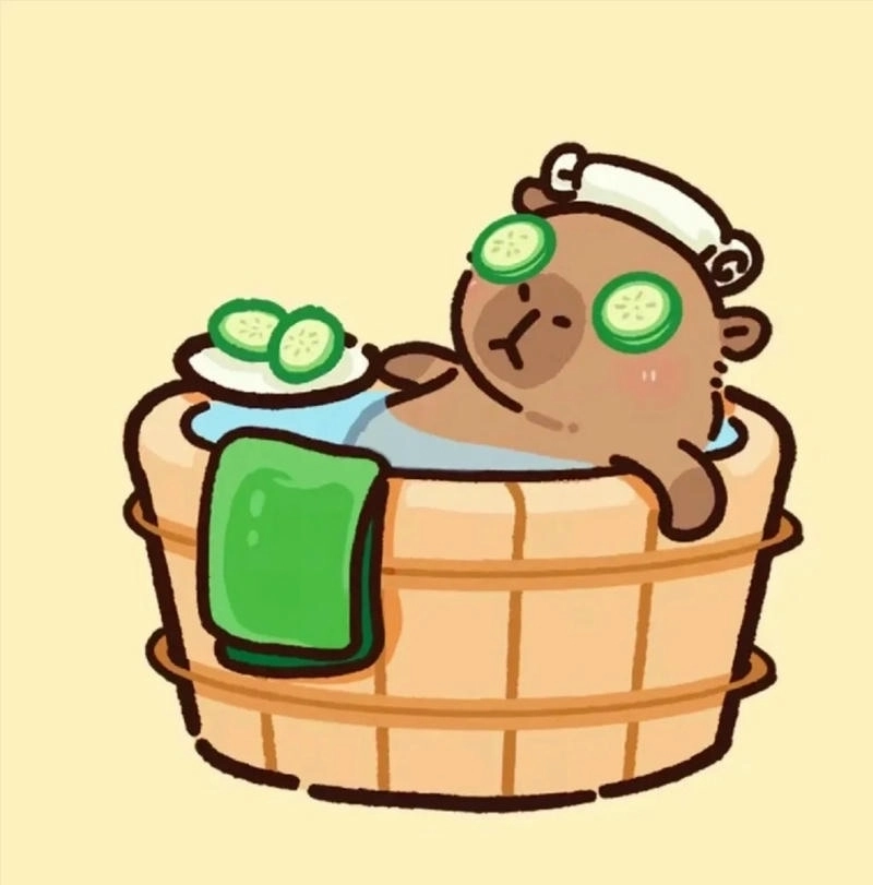 Cưng xỉu với avatar hình ảnh capybara cute chibi hot trend