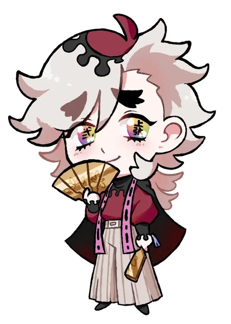 Douma chibi dibujo ngộ nghĩnh và siêu dễ thương cho fan cuồng