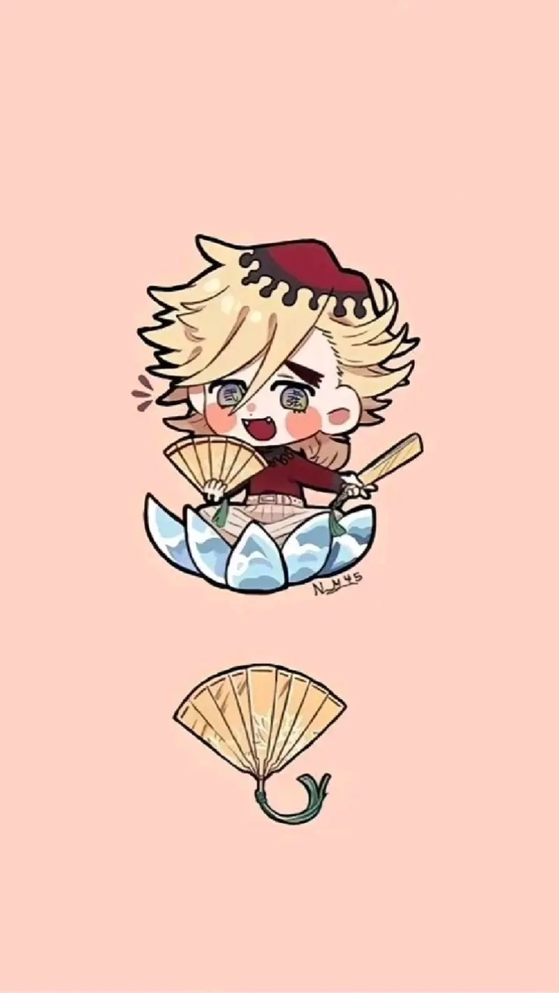 Fanart Douma chibi cute sáng tạo và lôi cuốn bởi phong cách cá nhân