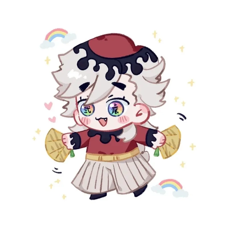 Douma chibi kawaii khiến người xem rung động bởi vẻ dễ thương