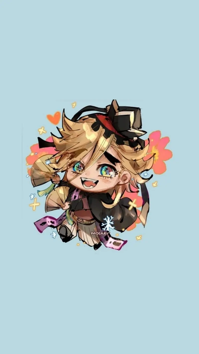 Douma chibi official art chính thức siêu đẹp cho bộ sưu tập