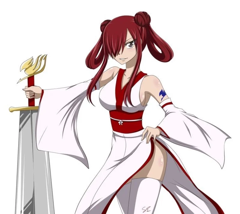 Erza Scarlet Manga với tạo hình ấn tượng nổi bật từng trang truyện