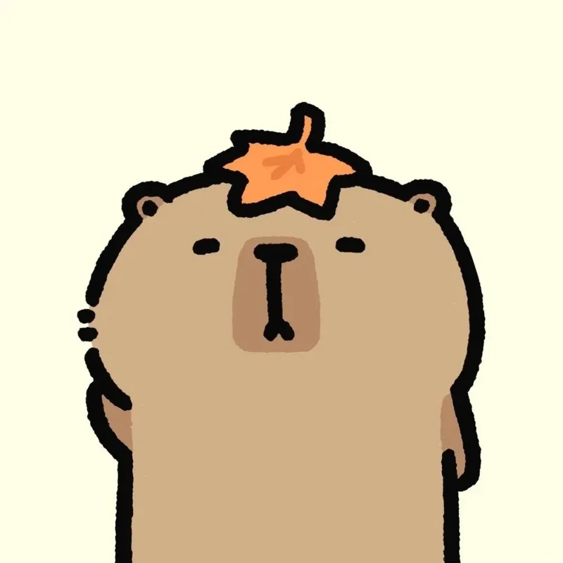 Chibi capybara ngộ nghĩnh lan tỏa năng lượng tích cực