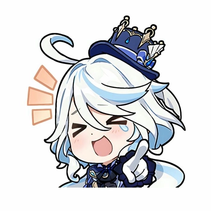 Làm nổi bật avatar với Furina chibi icon siêu xinh