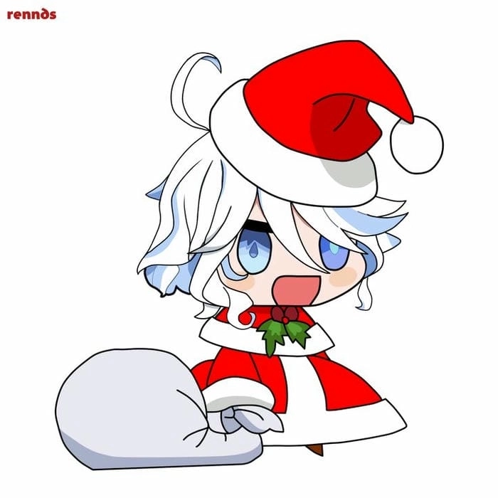 Chiêm ngưỡng Furina chibi art đẹp như tranh vẽ