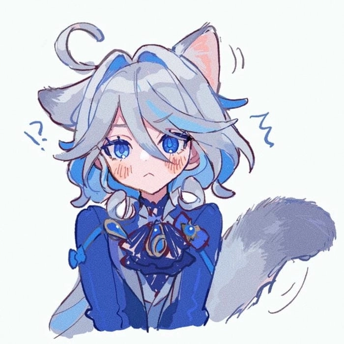 Fanart Furina chibi trong genshin impact siêu đẹp mắt