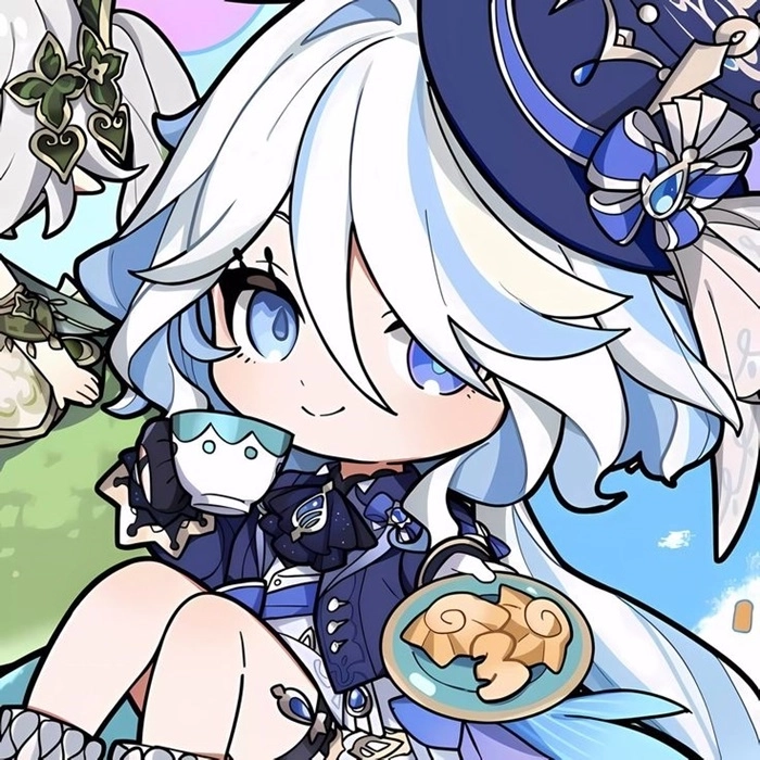 Khám phá ngay Furina chibi transparent png cực rõ nét