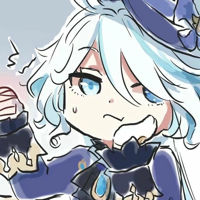 Bộ Furina chibi no background dễ dàng ghép ảnh
