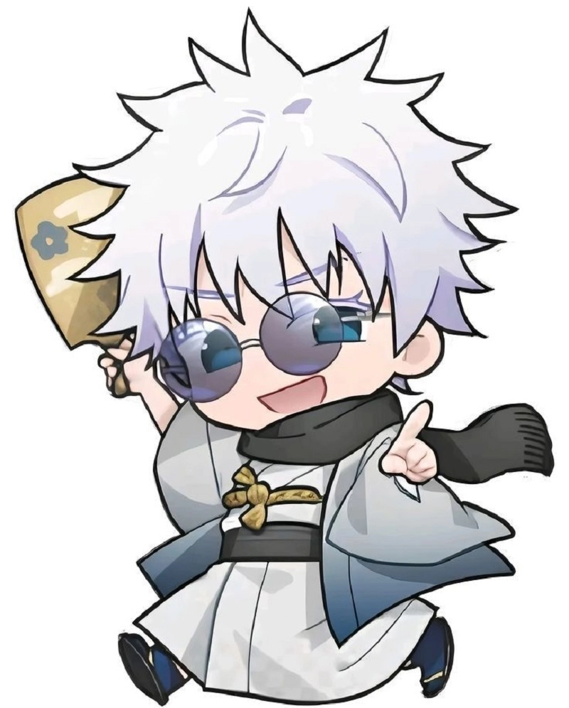 Ngây ngất với vẻ đáng yêu của cute Gojo chibi