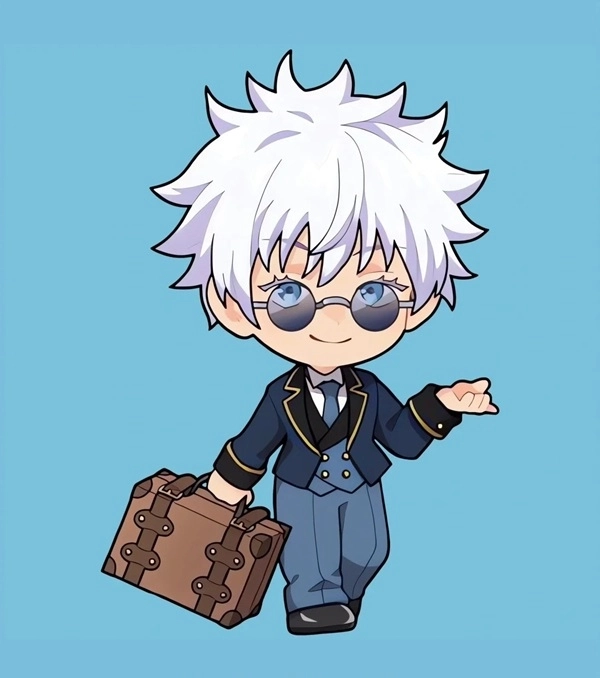 Ngắm nhìn hình ảnh Gojo Satoru chibi siêu hút mắt