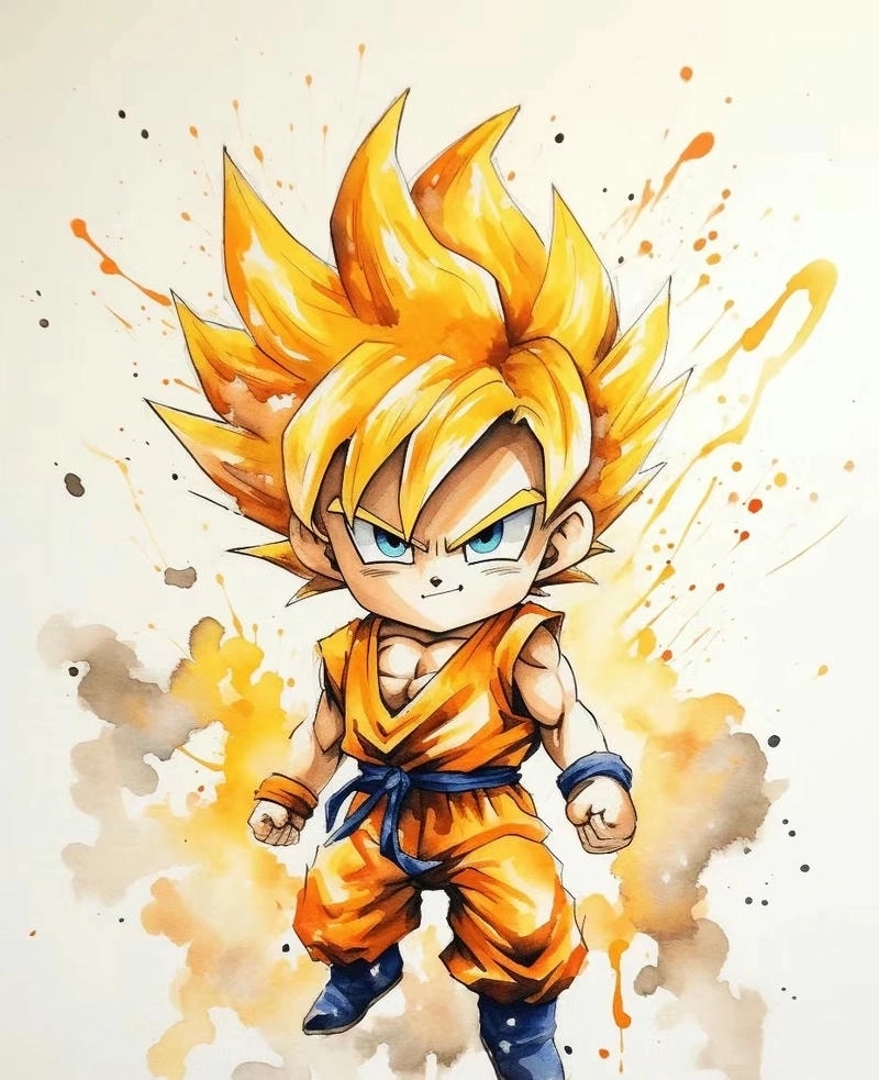 Bộ sưu tập son goku chibi phiên bản nhỏ cực kỳ độc đáo