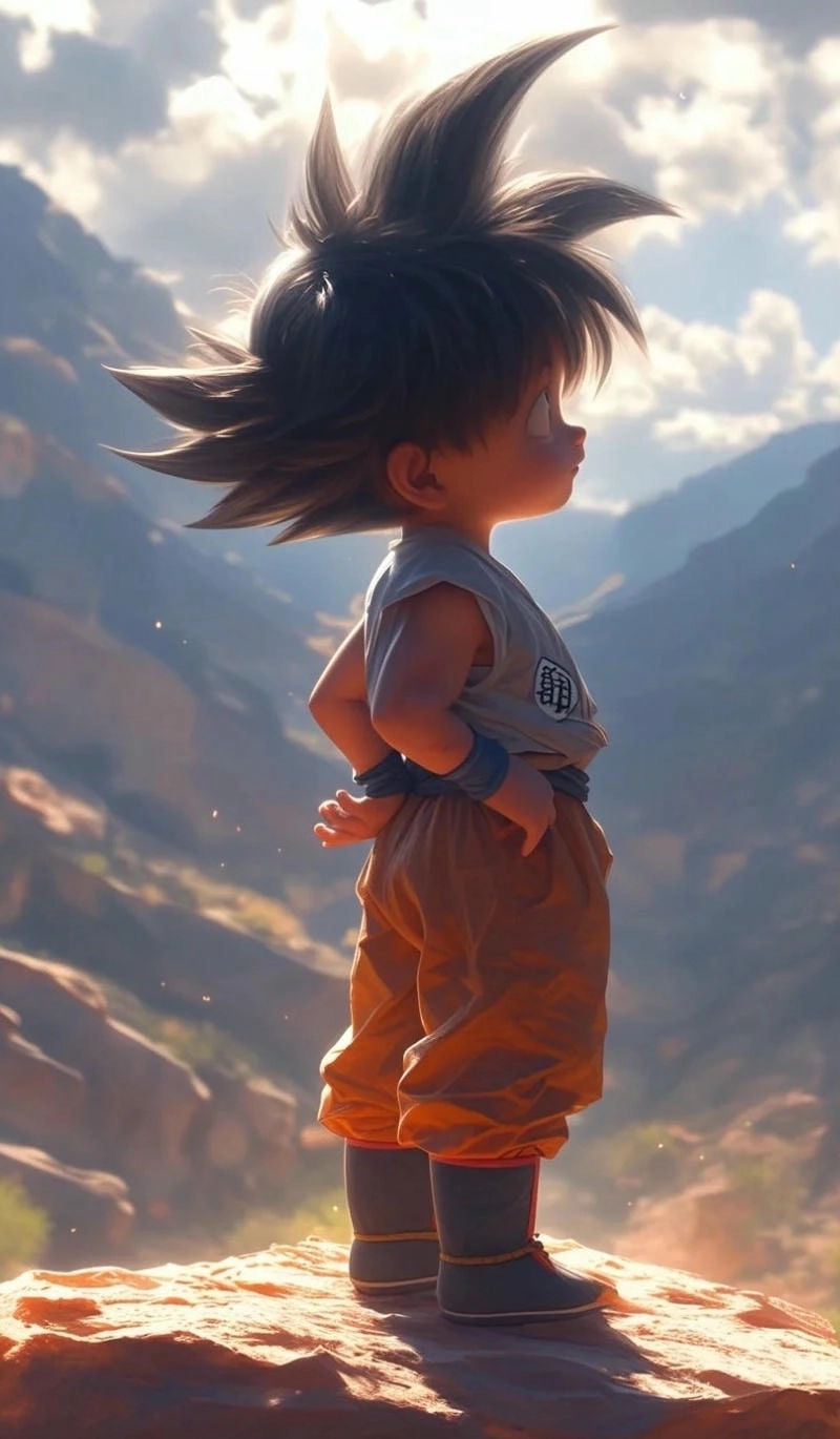 Chiêm ngưỡng hình goku chibi cực kỳ đáng yêu