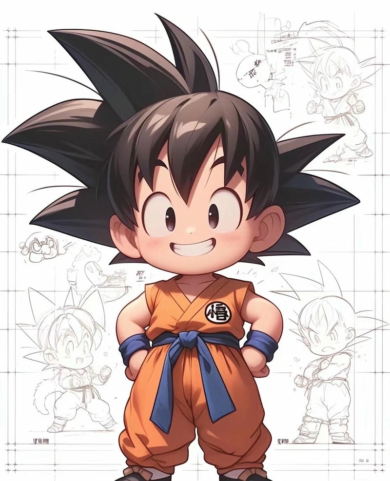 Ngắm nhìn goku black chibi phiên bản mini cực ngầu