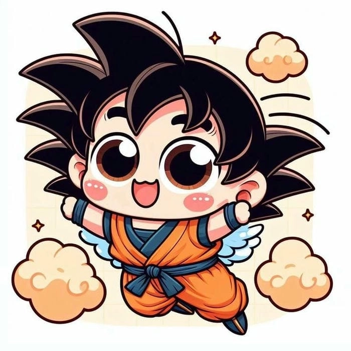Học vẽ goku chibi cực dễ thương dành cho người mới