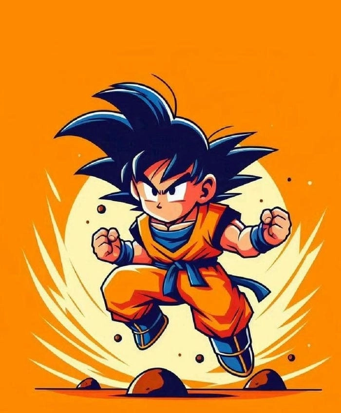 Khám phá goku chibi manga với nét vẽ manga chuẩn Nhật