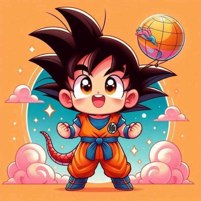Ngắm dragon ball goku chibi phiên bản chibi cực chất