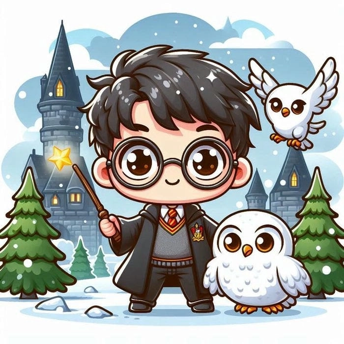Cute harry potter chibi phiên bản nhí siêu dễ thương ngộ nghĩnh
