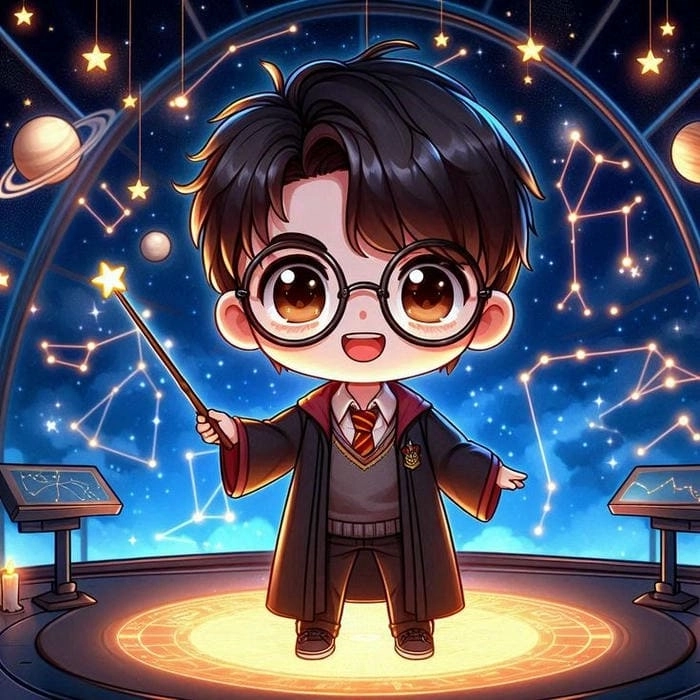 Chibi harry potter ngộ nghĩnh đốn tim mọi tín đồ truyện tranh