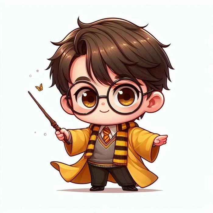 Vẽ harry potter chibi đơn giản siêu dễ thương cho người mới