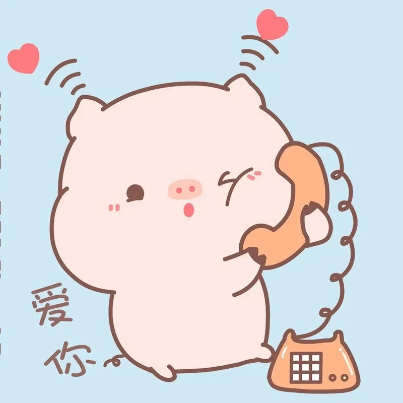Ảnh heo chibi cute được chia sẻ rộng rãi trên mạng xã hội